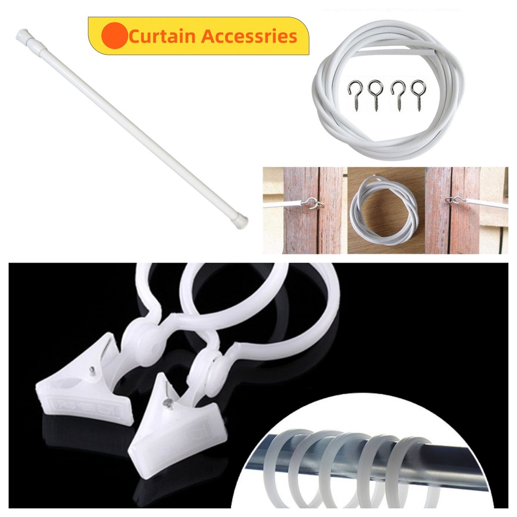 Móc Treo Rèm Cửa Thiết Kế Thu Gọn Đa Năng Tiện Dụng | Shopee Việt Nam