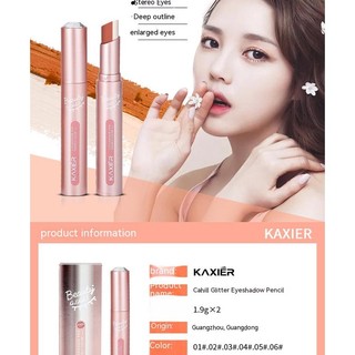 Phấn Mắt Dạng Thỏi Kashil 2 Màu Gradient Chống Nước Chống Mồ Hôi Không Phai Màu Lâu Trôi
