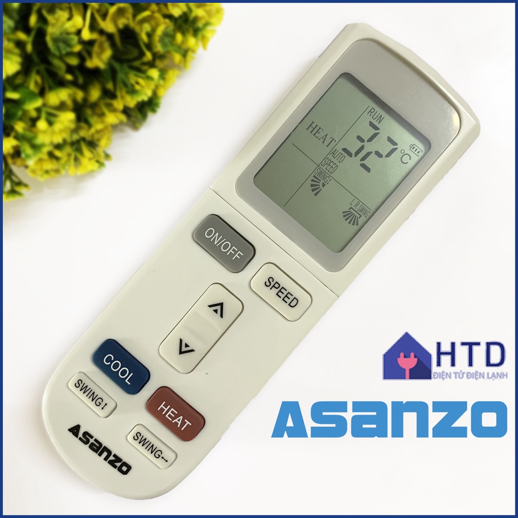 Điều khiển máy lạnh ASANZO - Remote điều hoà ASANZO đẹp chính hãng ...