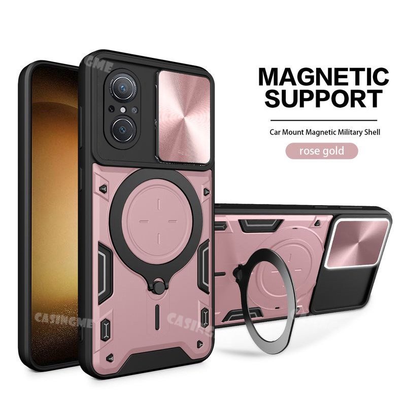 Ốp Điện Thoại Kiểu Giáp Chống Sốc Kèm Giá Đỡ Nhẫn Từ Tính Cho Huawei Nova 9 SE Huawei Nova 9 SE Nova9 Nova9SE 9SE 4G 5G 2022