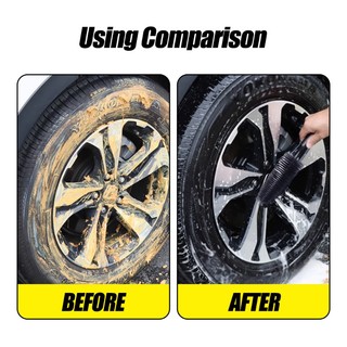 Bàn Chải Nylon Đầu Nhọn Màu Đen Thông Dụng Vệ Sinh Lốp Xe Hơi / Xe Máy