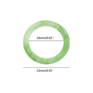 Nhẫn acrylic giả ngọc thanh lịch, thời trang với nhiều màu sắc cho trang sức xếp chồng