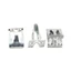 COCODECOVED 20 chiếc Kẹp buộc bảng điều khiển, Bảng điều khiển hình chữ U bằng thép Mn Kẹp giữ kim loại, Khóa kẹp cố định Dây buộc Orginazer ô tô Bảng điều khiển trung tâm trang trí
