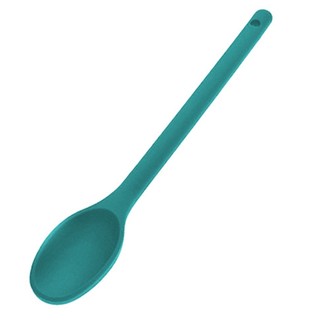 Thiết kế một mảnh Dụng cụ nấu ăn Khuấy thực phẩm Silicon Tay cầm dài Muỗng trộn
