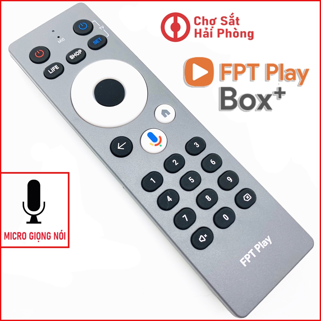 Remote FPT BOX Có Mic Giọng Nói Học Khiển TV Thông Minh Hàng Đẹp - Phân ...