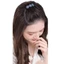 DELMER Puff Hair Head Cushion, Miếng bọt biển vô hình DIY Dụng cụ tạo kiểu tóc, Kẹp tóc lấp lánh Phụ kiện tóc bện Bun Bump It Up Volume Hair Base Girl