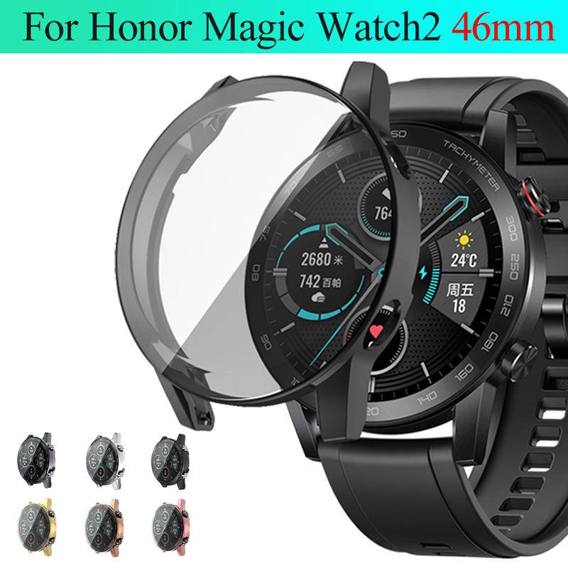 360 Full Cover Mềm TPU Đồng Hồ Dành Cho Honor magic 2 46 Mm Vỏ Bảo Vệ Màn Hình Bảo Vệ Ốp Lưng Phụ Kiện