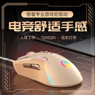 Chuột Chơi game Có Dây Phát Sáng Không Ồn Dùng Chơi game Cho Máy Tính Để Bàn Cho Bé [Lff0907]