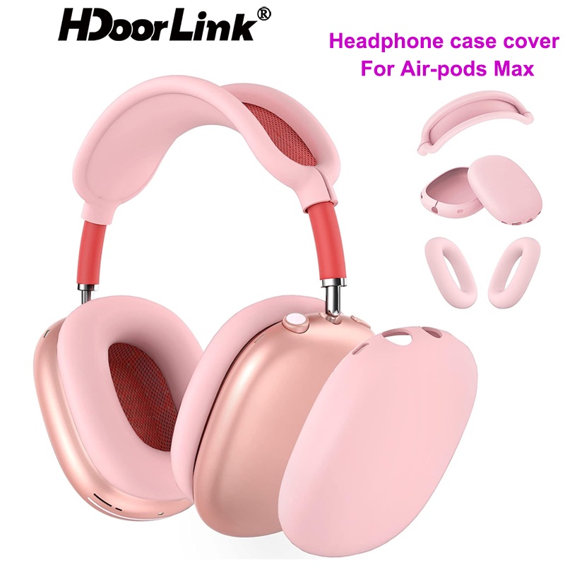 Ảnh Vỏ bọc bảo vệ tai nghe Air-pods Max bằng silicon chống sốc / trầy xước HDOORLINK 1