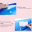 Túi đựng tài liệu IAPPORTUNIA Dung tích lớn Túi nhựa PVC chống thấm nước Thư mục phong bì