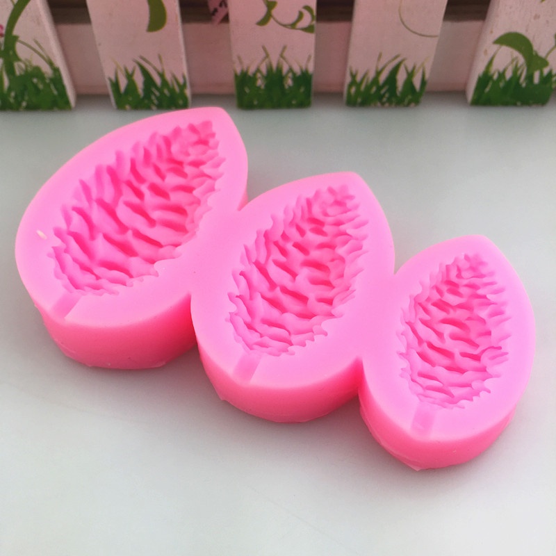 3 Lỗ Thông Nón Khuôn Silicon Trang Trí Bánh Khuôn Socola Lollipop Khuôn Giáng Sinh Series Khuôn DIY Khuôn Nướng Bánh * * * *