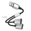 WU 2 3 in1 USB sang OTG 2 Bộ chia cáp HUB 3 cổng Bộ chuyển đổi USB Type-C