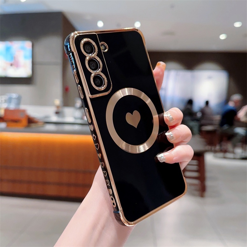 Ốp Lưng Trái Tim Nhiều Mẫu Mã Cho Điện Thoại Samsung Galaxy S22 Ultra S21 Plus S21 S20 FE