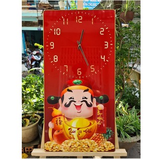Tranh Đồng Hồ Tráng Gương Treo Tường Động Vật Nghệ Thuật 02
