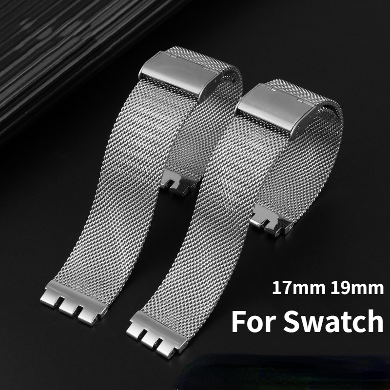 Dây Đeo Đồng Hồ Bằng Inox Milanese 17mm 19mm Chống Thấm Nước Phong Cách Doanh Nhân Cổ Điển Cho Nam Và Nữ