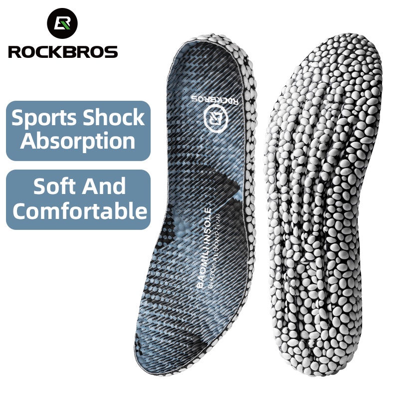 Rockbros Đế Lót Giày Thể Thao Bằng PU Chống Sốc Thấm Hút Mồ Hôi Thoáng Khí Thoải Mái