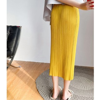 Miyake Xếp Ly Áo Vest Không Tay Top Rời Rộng Quần Phù Hợp Với Nữ Mùa Hè Cao Cấp Thời Trang Thường Ngày Hai Mảnh Phù Hợp Với