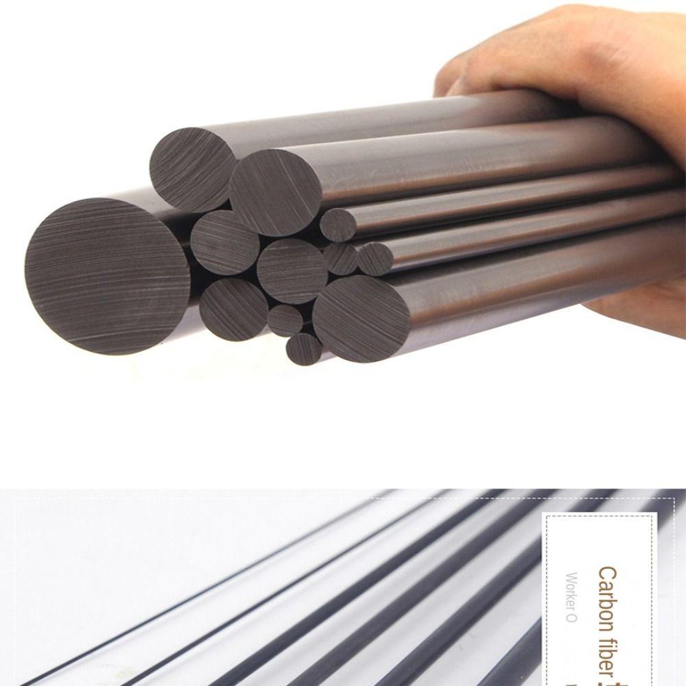 Ống Kết Nối Carbon Cần Câu 1.0-3.5mm - Thanh Carbon Chắc Chắn Sửa Chữa Khớp Nối Bị Hỏng Cho Cần Câu Đường Bộ