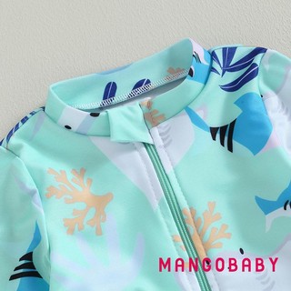 Mgg-kids Bé Gái Bikini Dài Tay Đồ Bơi Đứng Cổ Biển In Hình Động Vật Đồ Bơi Cho Bãi Biển Mùa Hè