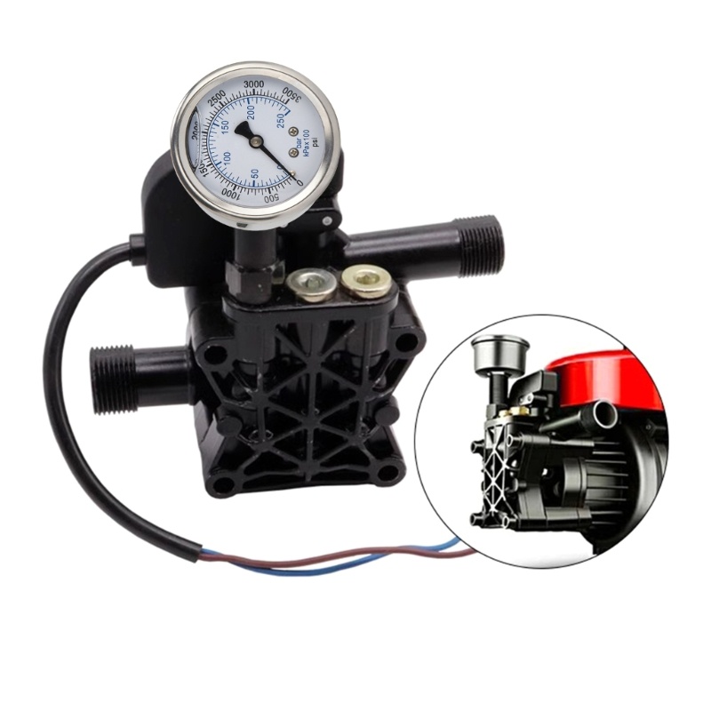 Đồng Hồ Đo Áp Suất 3500psi n14x1 5 Chuyên Dụng Cho Máy Rửa Xe Hơi