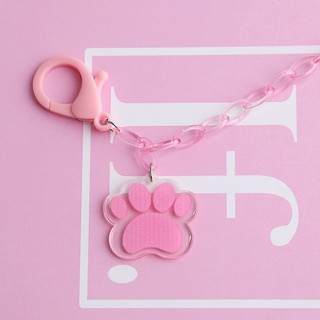 MEOWU Dây Đeo Khẩu Trang Mắt Kính Tai Phone Nhựa Dạng Xích Phong Cách Hàn Quốc Hình Chân Cún