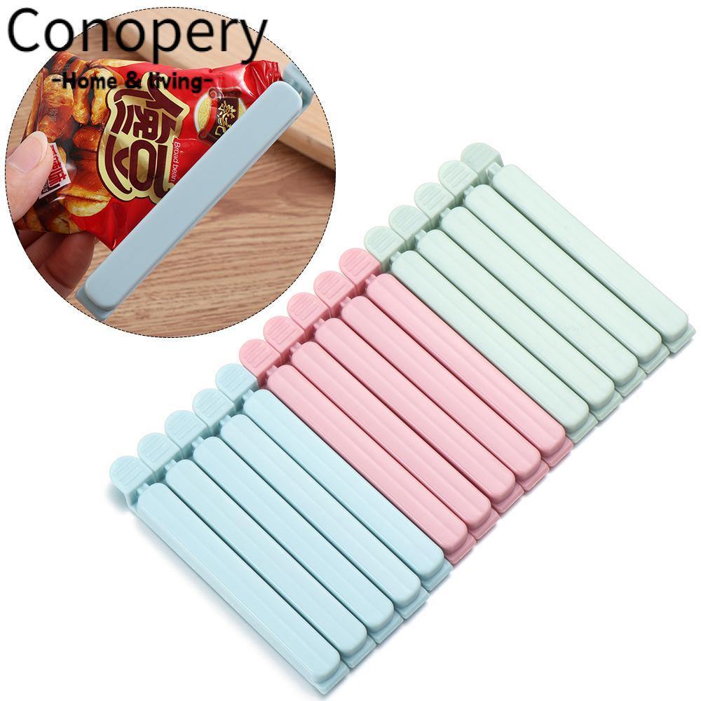 Conopery Set 5 Kẹp Niêm Phong Túi Thực Phẩm Màu Sắc Ngọt Ngào Có Thể Tái Sử Dụng