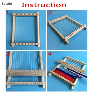 Tatain weaving loom craft yarn diy hand knitg machine đồ chơi giáo dục trẻ em vn