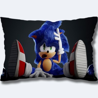 Vỏ Gối Hình Chữ Nhật Sonic The Hedgehog 2 Vỏ Sofa Polyeste In Một Mặt Trang Trí Nhà Cửa (Không Có Lõi)