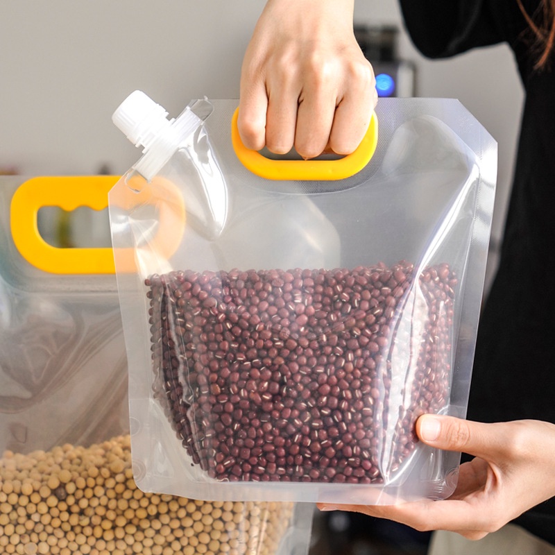 Túi Đựng Gạo Dày Dặn Trong Suốt Chống Ẩm Mốc Tiện Dụng