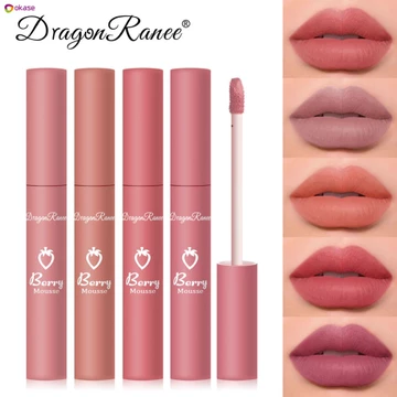 Son Tint Son Môi Nhung Lì Son Lì Không Đánh Dấu Không Thấm Nước Son Môi Bền Màu Okase