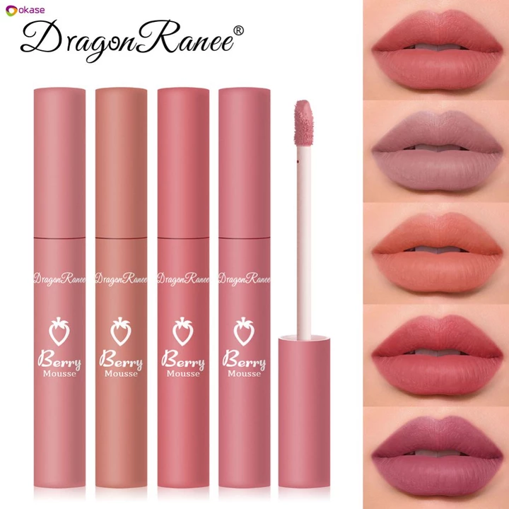 Son Tint Son Môi Nhung Lì Son Lì Không Đánh Dấu Không Thấm Nước Son Môi Bền Màu Okase