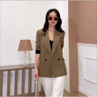 (SALE NGHĨ BÁN) (Chubby) Áo Khoác Vest Công Sở BIGSIZE 7192