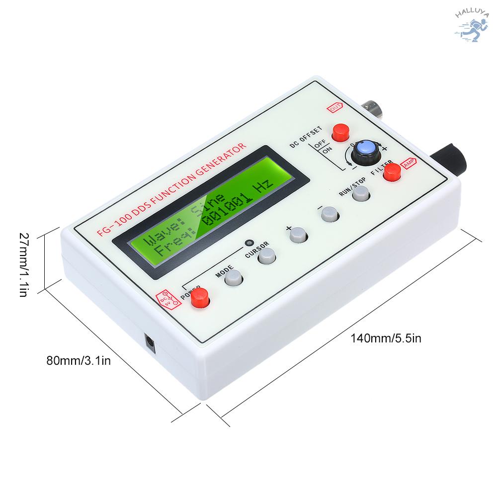 Máy Phát Tín Hiệu Đa Năng 1HZ-500KHZ FG-100 DDS Tần Số ECG Solo1