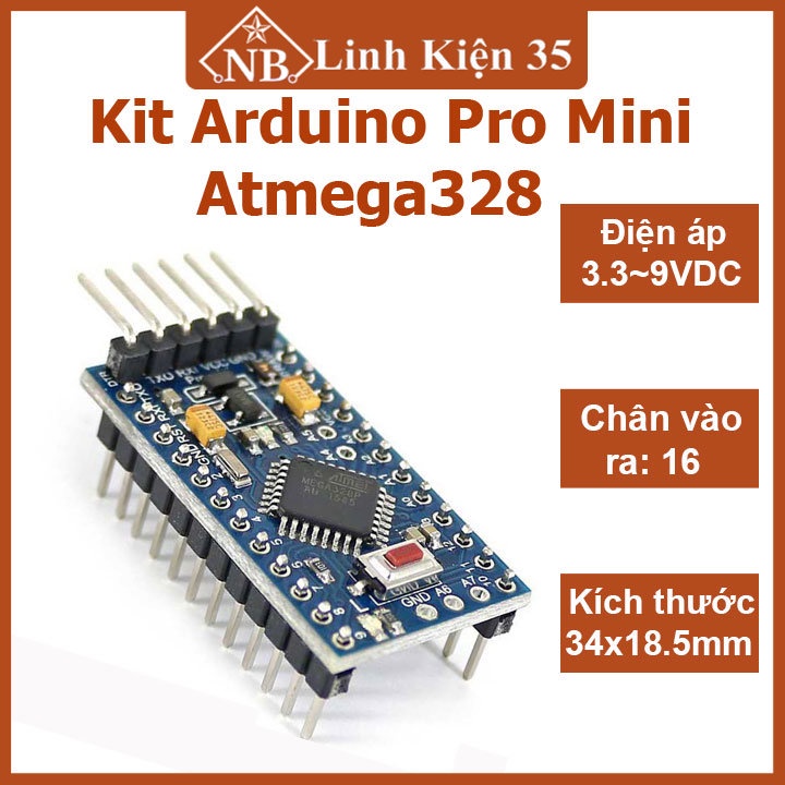 Kit Arduino Pro Mini Atmega328 3V3 16M (BH 06 tháng) | Shopee Việt Nam