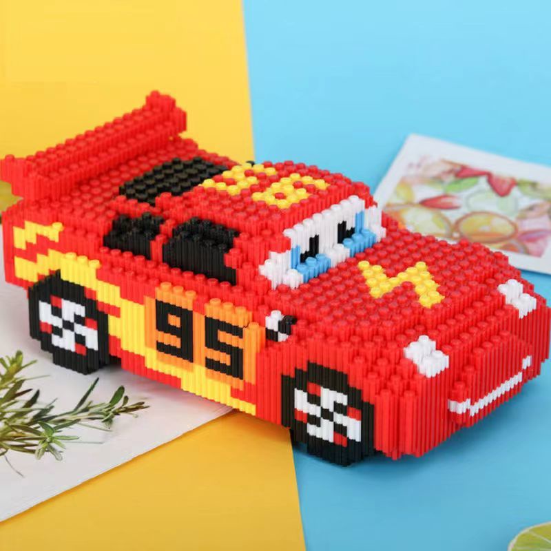 Đồ Chơi Lắp Ráp Mô Hình Xe Hơi Hoạt Hình 32cm