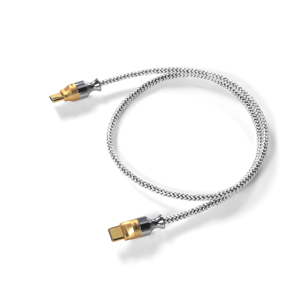 Cáp OTG USB Type C ddHiFi TC07S Nyx Series Âm Thanh HiFi Mạ Bạc Dài 10cm / 50cm