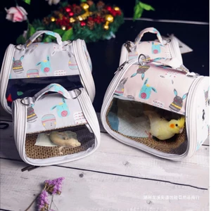 Túi Cotton Trong Suốt Đựng Chuột Hamster / Vẹt / Sóc / Chuột Hamster Đeo Vai Có Thể Tháo Rời Giặt Được