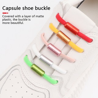 Set 2 Khóa Dây Giày Bằng Hợp Kim Nhôm Không Cần Buộc Tiện Dụng