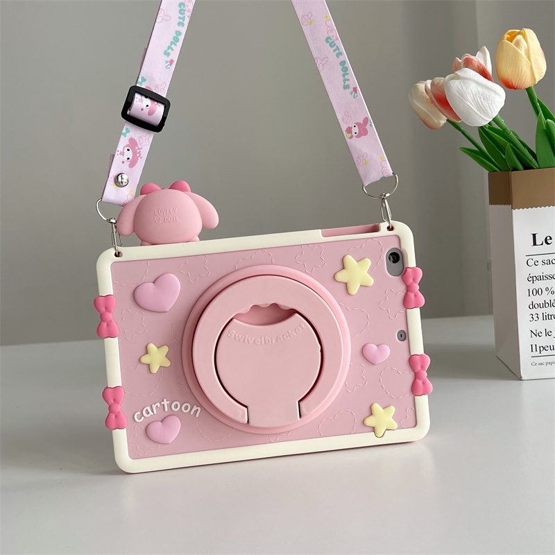 Ốp Lưng Cho Honor Pad 20 12.1 Inch 2026 HEY4-W09 / W19 Pad 10 2025 12.1 Inch Xoay 360 Độ An Toàn Trẻ Em Keo Mềm Đứng Chống Sốc Bao Dễ Thương