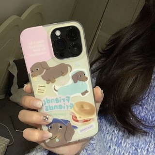 Ốp Điện Thoại Mềm Trong Suốt In Hình Cún Hoạt Hình Cho iPhone 14pro xr 13 / 12 xs 11 7plus 11pro 14plus xsmax 7 / 8 12promax
