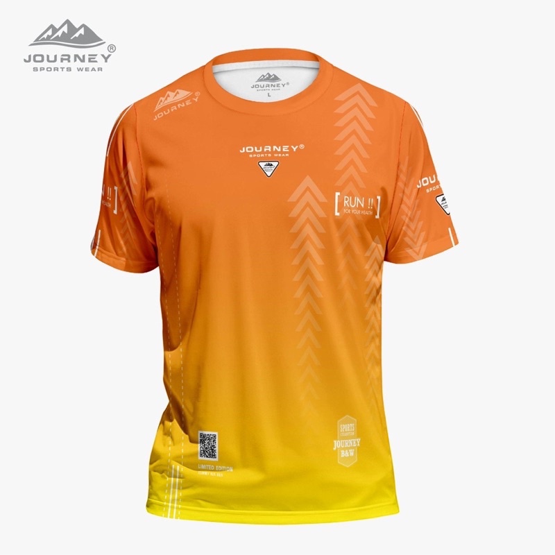 Hàng Có Sẵn Jersey Journey Áo Thun Thể Thao Mùa Hè In Họa Tiết (JBW) Cho Chạy Bộ / Kéo Dài / Vải microsport. Đèn Led Siêu Nhẹ Thoáng Khí In Họa Tiết Thời Trang