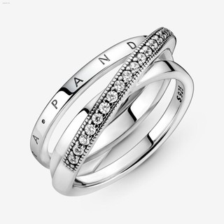 Nhẫn nữ thời trang Zircon bạc Spot925 EX8E