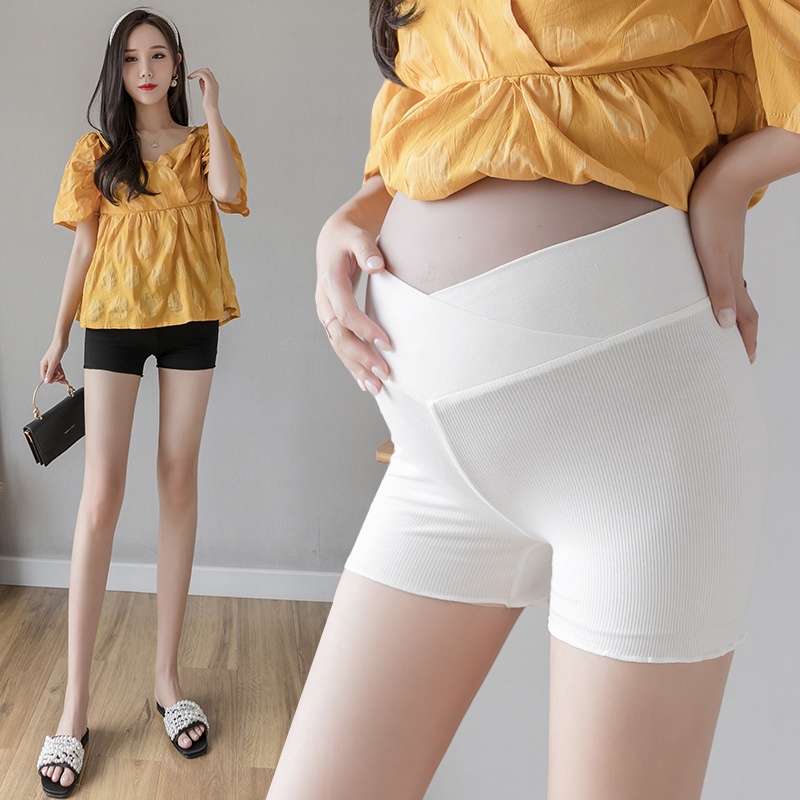 Hàng Mới Về Quần Short Lưng Thấp Nâng Bụng An Toàn Cho Bà Bầu Quần Legging