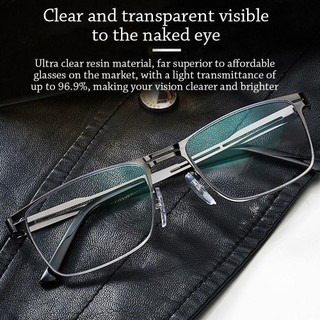 Kính mắt vuông HAVENLYCO chống ánh sáng xanh, siêu nhẹ bằng kim loại - Perfect for Reading and Office Use