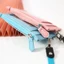Túi đựng thẻ TOPTOOLCX, Túi dây kéo Túi đựng thẻ da PU, Chất lượng cao có dây buộc cổ Ví đựng tiền xu sinh viên