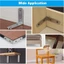 Giá Đỡ Kệ Bằng Kim Loại Chống Nước Góc Phải 90 Độ Kèm Ốc Vít / Giá Đỡ Chữ L