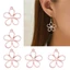 BTF Bộ 50 DIY Thanh Lịch Rỗng Hoa Mặt Dây Hoa Rỗng Trang Sức Làm Phụ Kiện Hợp Kim Chất Liệu Cho DIY Bracele