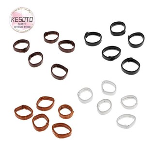 Set 5 Vòng Da PU 20 / 22 / 24mm Giữ Dây Đồng Hồ Đeo Tay - 20mm