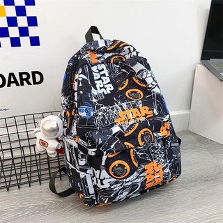 Balo Đi Học Cỡ Lớn In Họa Tiết graffiti Phong Cách Nhật Bản Cho Nam
