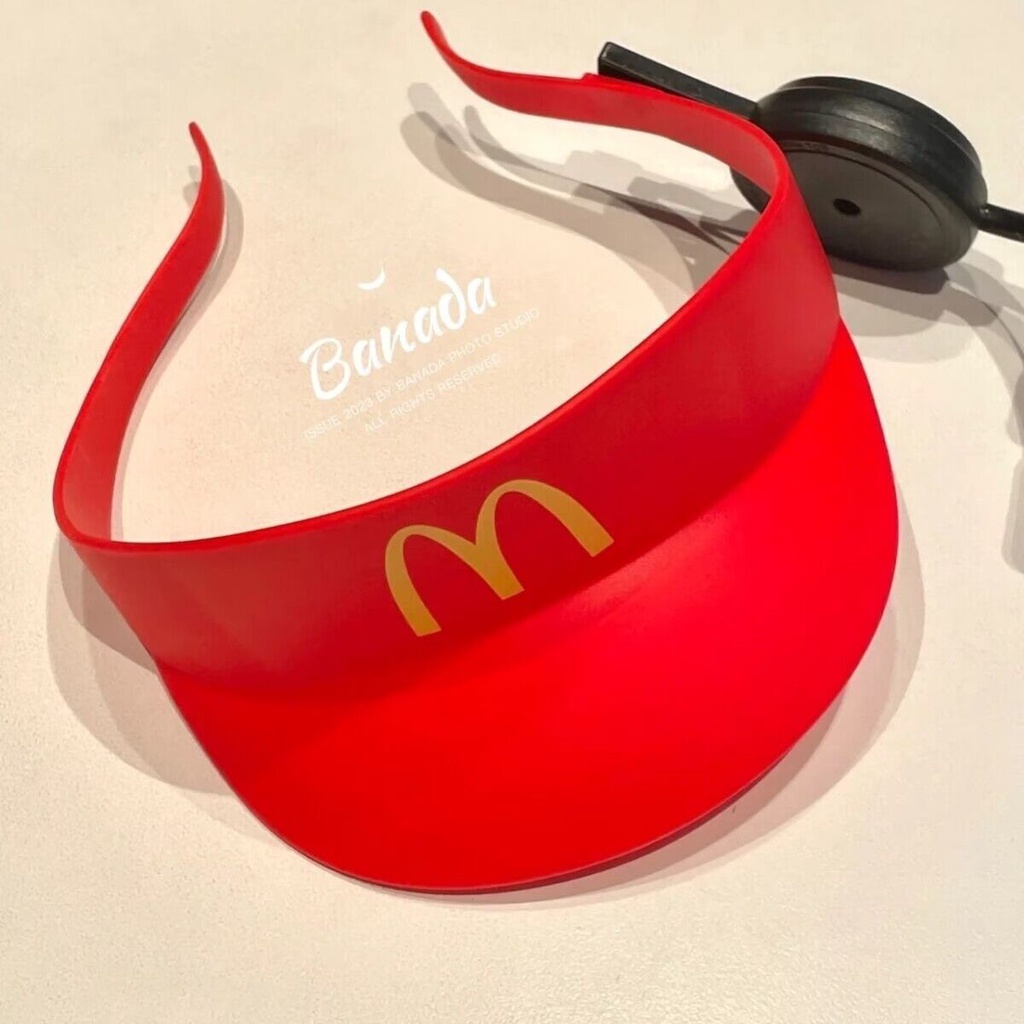 SQ McDonalds Đồ Chơi Gia Đình Happy Paradise Gói Mũ Trẻ Em Quà Tặng Xung Quanh Mũ Chống Nắng Thoáng Khí Kem Chống Nắng